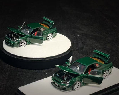 (PREORDER) PGM Nissan GTR R34 Z-TUNE (British Green)