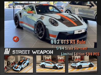 (PREORDER) Street Weapon Porsche 992 GT3 RS (Gulf Livery)