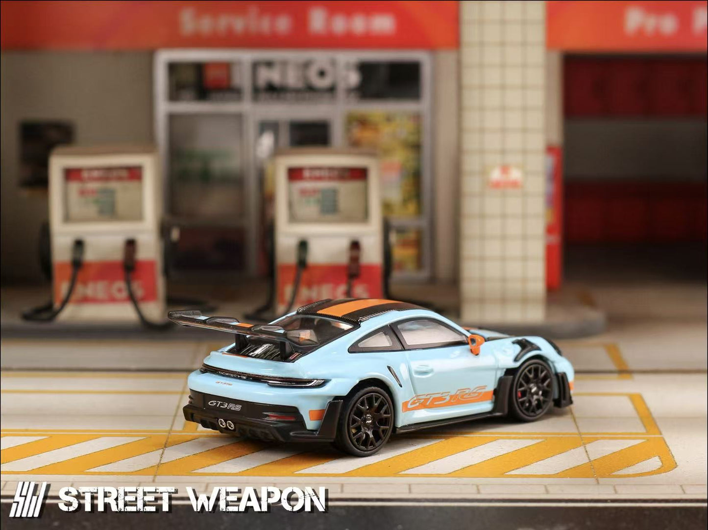 (PREORDER) Street Weapon Porsche 992 GT3 RS (Gulf Livery)