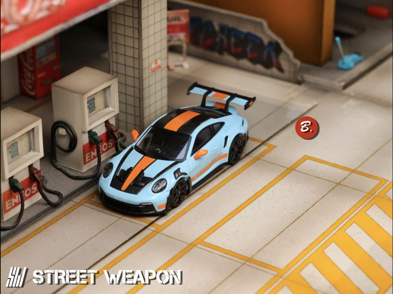 (PREORDER) Street Weapon Porsche 992 GT3 RS (Gulf Livery)