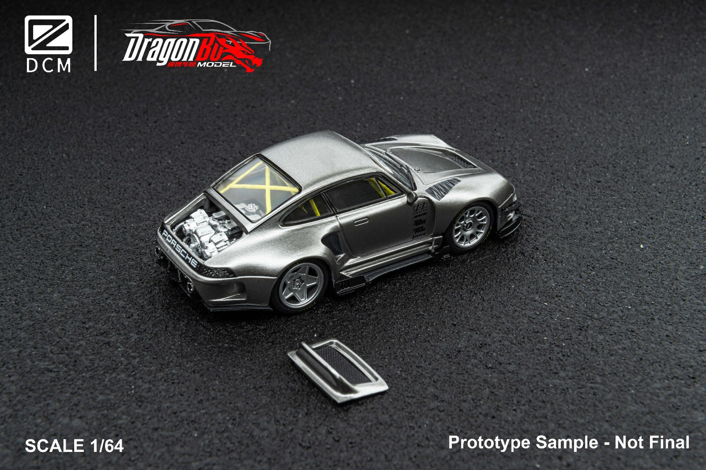 (PREORDER) D.BoModel & DCM - Punk Modified Porsche 993 (Tungsten Steel Silver)