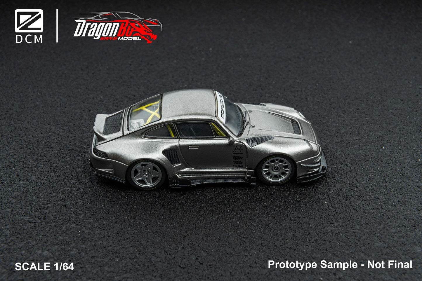 (PREORDER) D.BoModel & DCM - Punk Modified Porsche 993 (Tungsten Steel Silver)