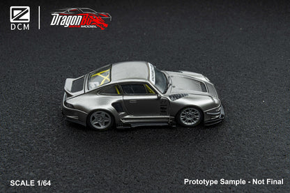 (PREORDER) D.BoModel & DCM - Punk Modified Porsche 993 (Tungsten Steel Silver)