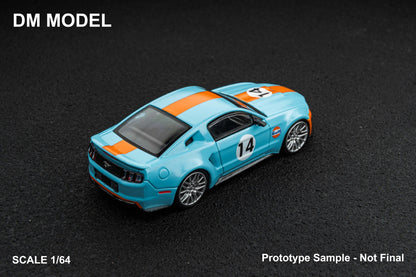 (PREORDER) DM Model Ford Mustang 2014 Wild Horse Modified (Gulf Livery)