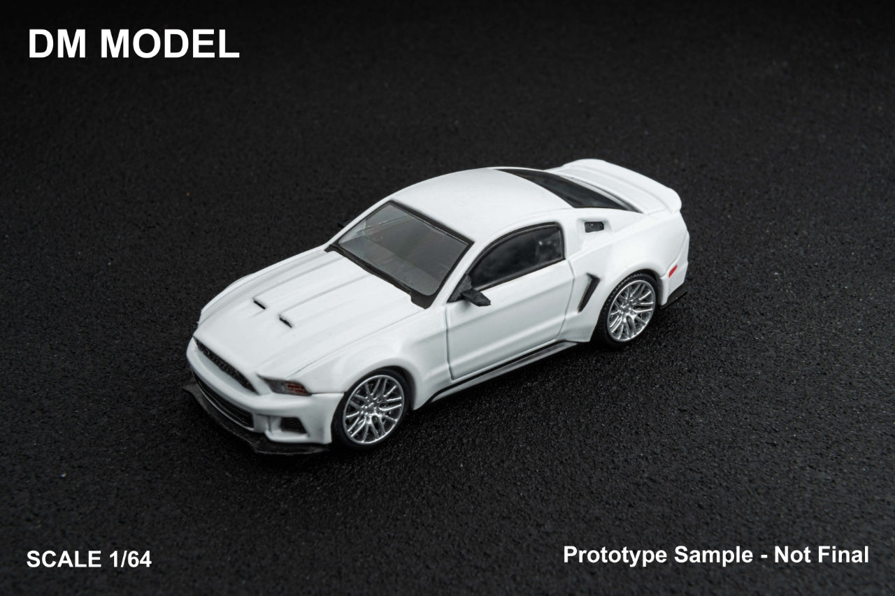 (PREORDER) DM Model Ford Mustang 2014 Wild Horse Modified (White)