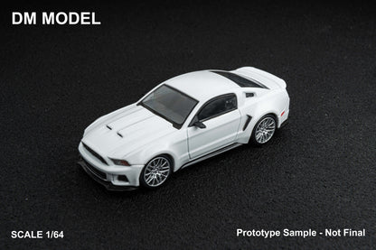 (PREORDER) DM Model Ford Mustang 2014 Wild Horse Modified (White)