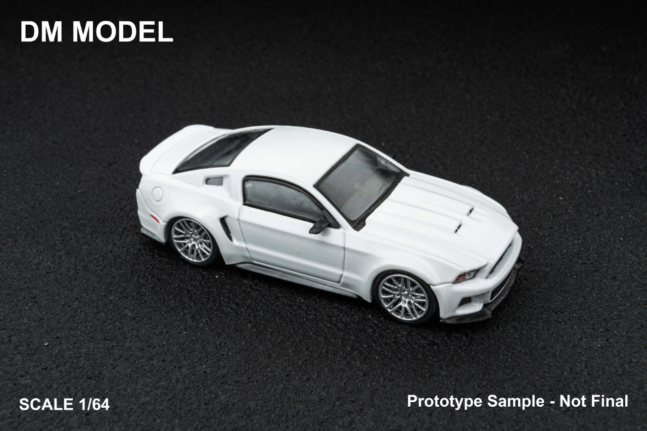 (PREORDER) DM Model Ford Mustang 2014 Wild Horse Modified (White)