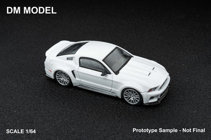 (PREORDER) DM Model Ford Mustang 2014 Wild Horse Modified (White)