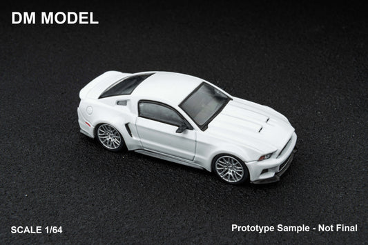 (PREORDER) DM Model Ford Mustang 2014 Wild Horse Modified (White)