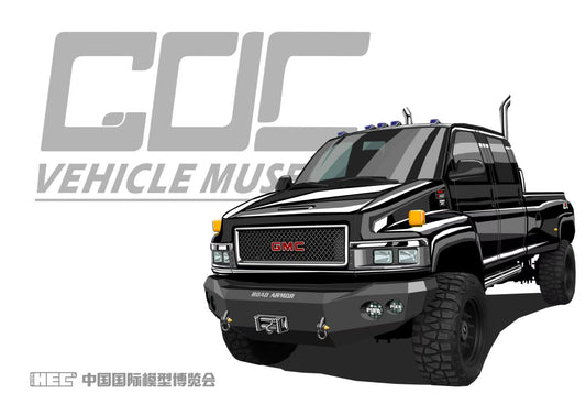 (PREORDER) GOC GMC TOPKICK C4500 Off-Road Version (Black) 2025 Beijing Model Exhibition Limited Edition
