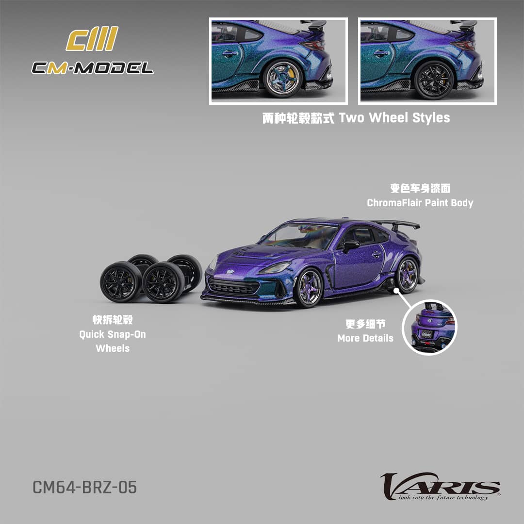 (PREORDER) CM Model Subaru BRZ Varis Widebody (Chameleon)
