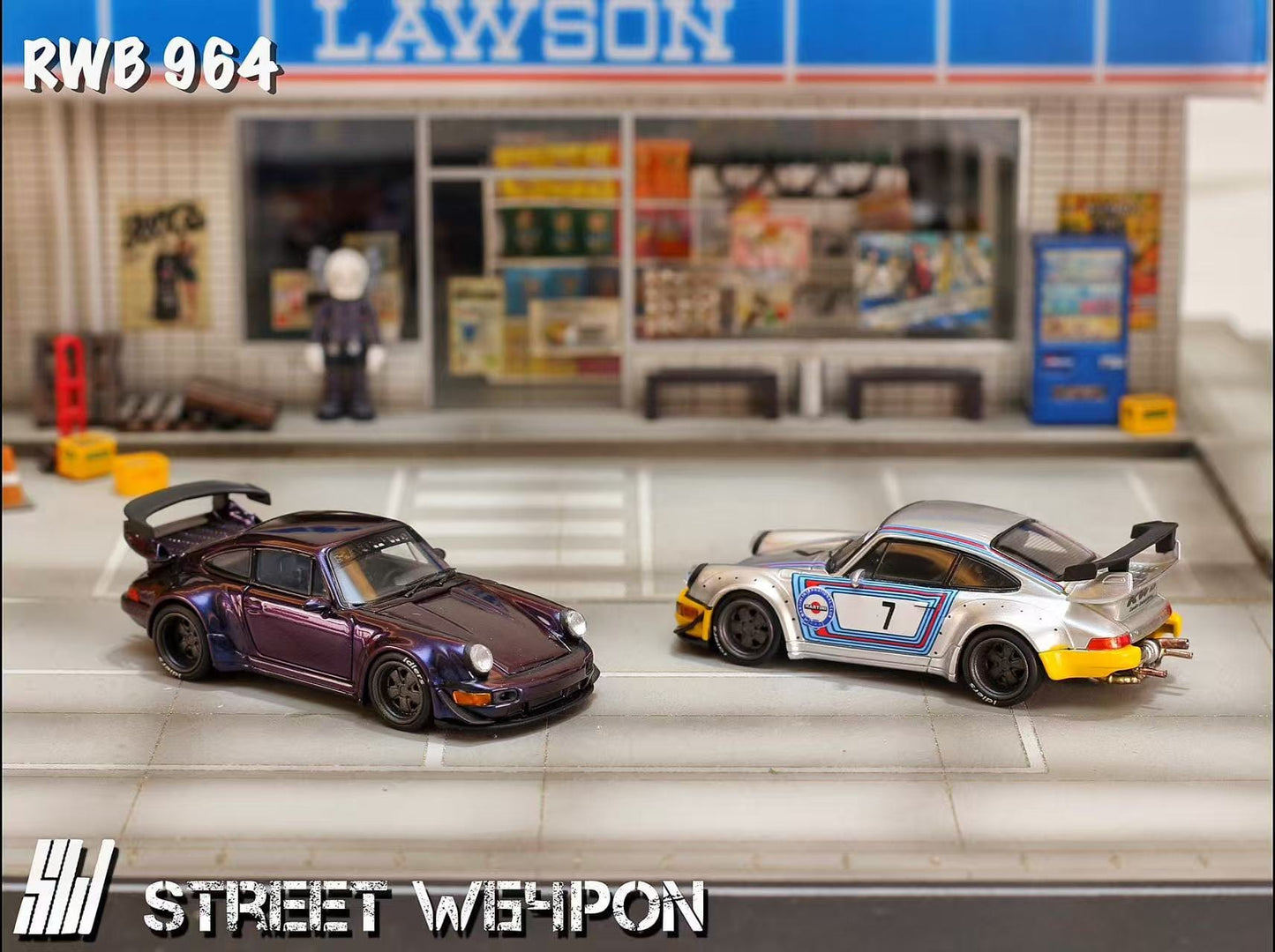 (PREORDER) Street Weapon Porsche RWB 964 Wide-Body Modified
