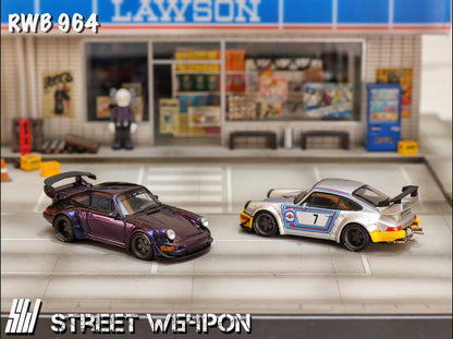 (PREORDER) Street Weapon Porsche RWB 964 Wide-Body Modified