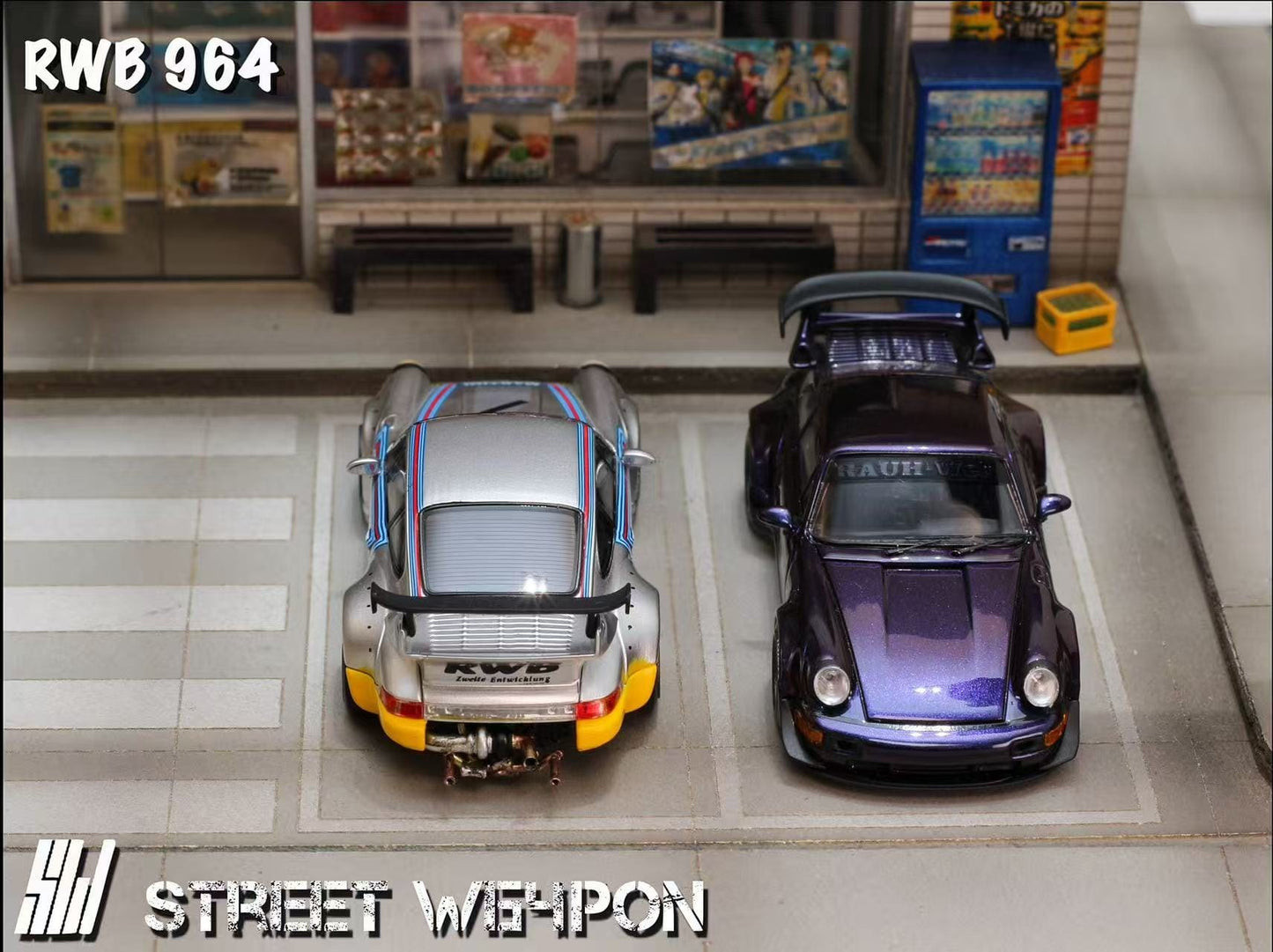 (PREORDER) Street Weapon Porsche RWB 964 Wide-Body Modified