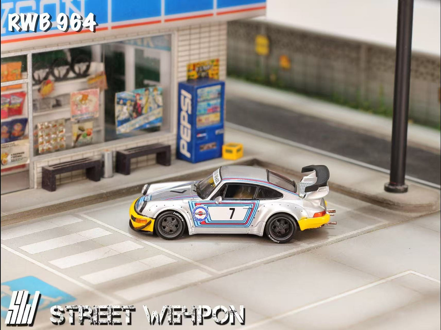 (PREORDER) Street Weapon Porsche RWB 964 Wide-Body Modified