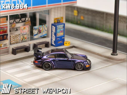 (PREORDER) Street Weapon Porsche RWB 964 Wide-Body Modified