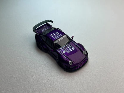 (PREORDER) Flame Porsche RWB 993 (Purple Carbon Fiber)