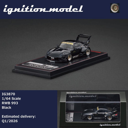 (PREORDER) Ignition Model Porsche RWB993 (Black)