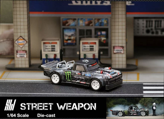 (PREORDER) Street Weapon 1977 F-150 Hoonitruck TIANMEN MOUNTAIN White Wheel Pickup