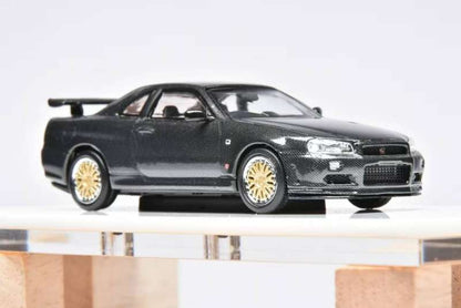 (PREORDER) Stance Hunters Nissan Skyline GT-R R34 (Full Carbon-Black)