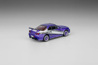 (PREORDER) DM MODEL Nissan Skyline GT-R R34 (RHD) Candy Purple