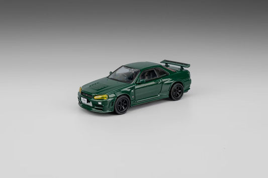 (PREORDER) DM MODEL Nissan Skyline GT-R R34 (RHD) Dark Green