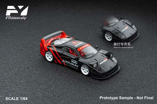 (PREORDER) Finclassically Ferrari F40 (Advan Livery)