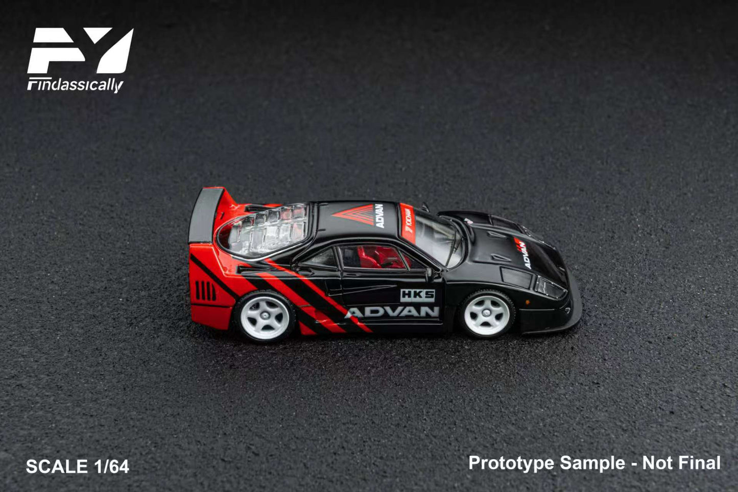 (PREORDER) Finclassically Ferrari F40 (Advan Livery)
