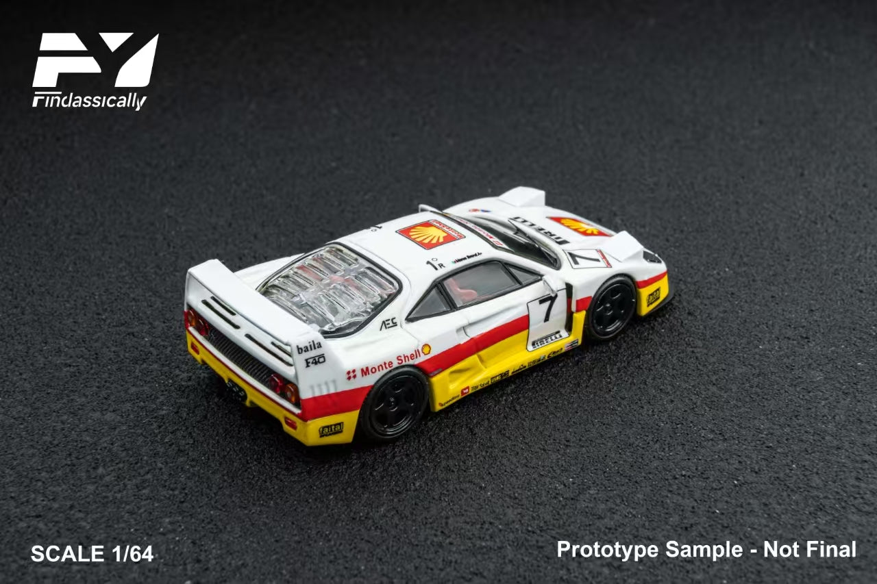(PREORDER) Finclassically Ferrari F40 (Shell Livery)