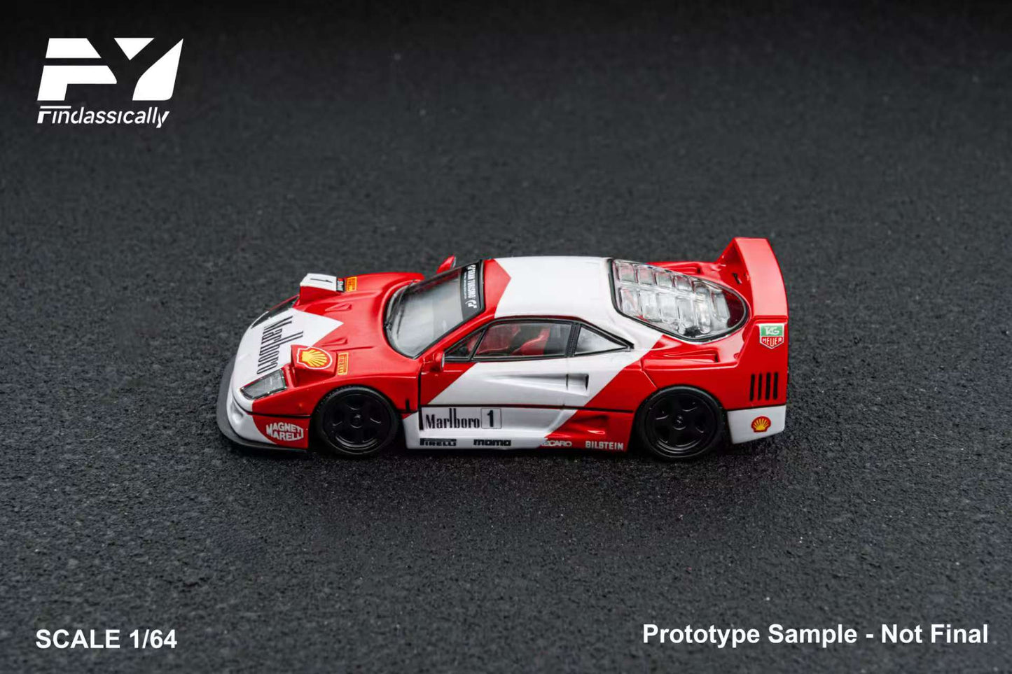 (PREORDER) Finclassically Ferrari F40 (Marlboro Livery)