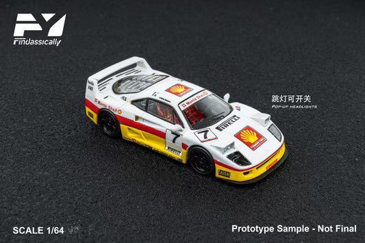 (PREORDER) Finclassically Ferrari F40 (Shell Livery)