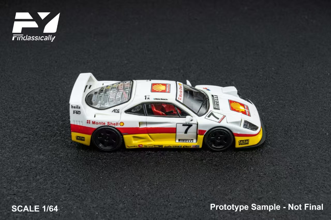 (PREORDER) Finclassically Ferrari F40 (Shell Livery)