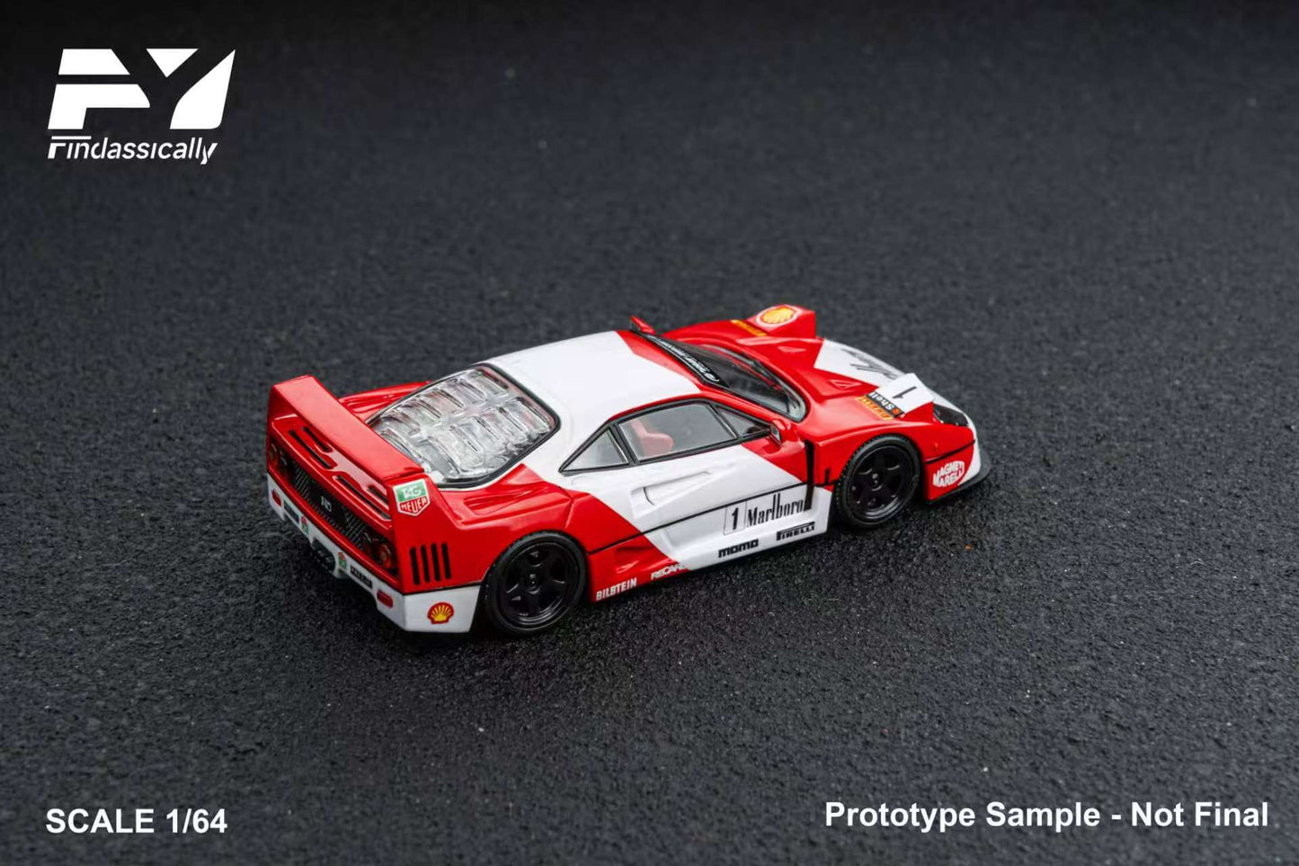 (PREORDER) Finclassically Ferrari F40 (Marlboro Livery)