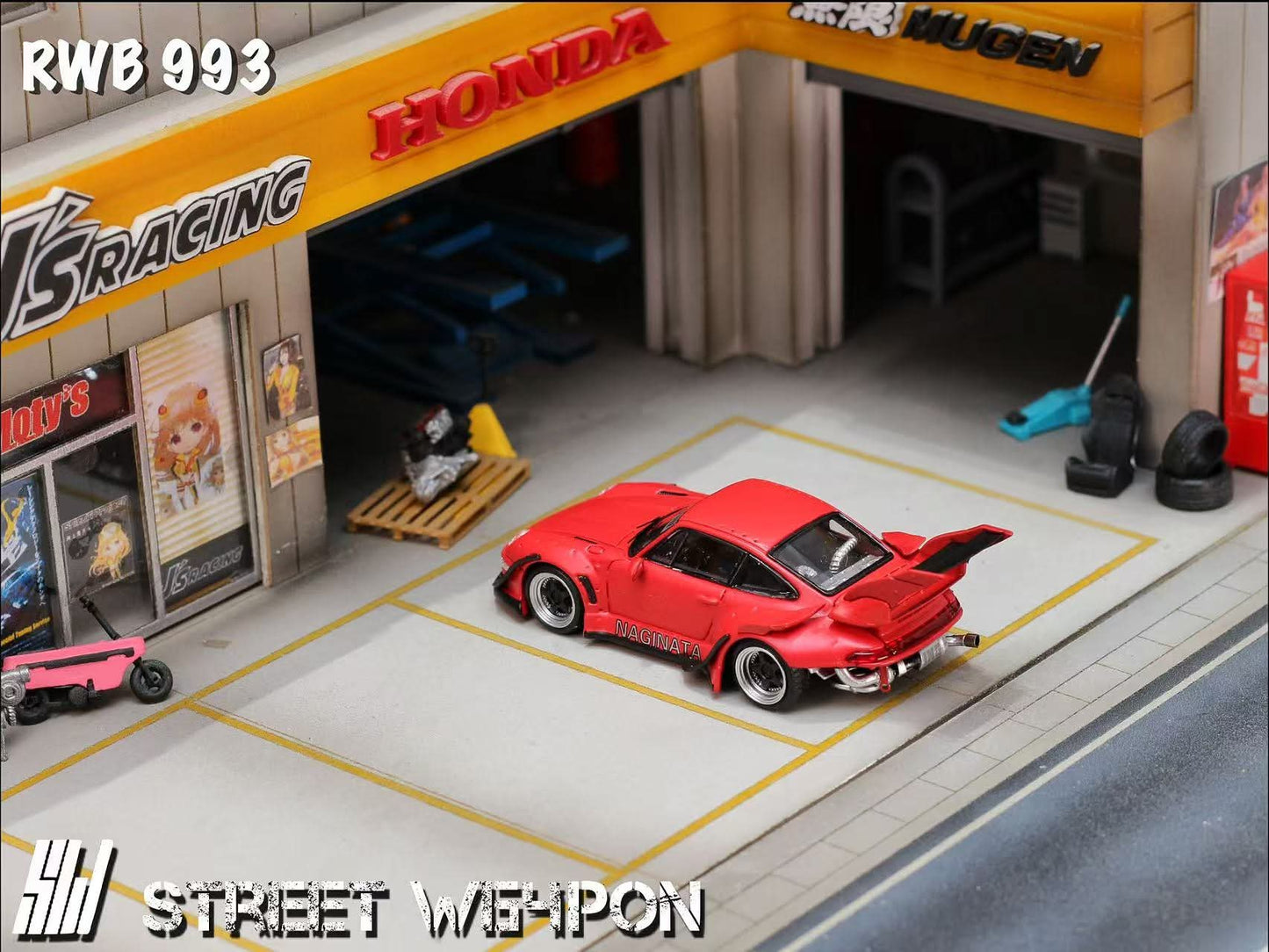 (PREORDER) Street Weapon Porsche RWB 993 Naginata Livery