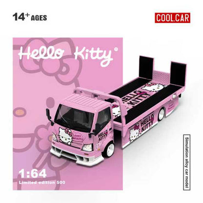 (PREORDER) Cool Car H300 Flatbed Transport Trailer (Hello Kitty)
