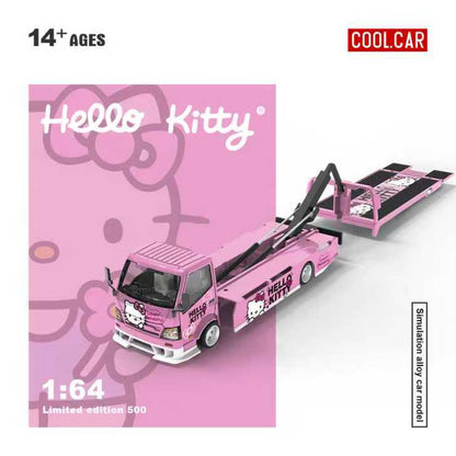(PREORDER) Cool Car H300 Flatbed Transport Trailer (Hello Kitty)