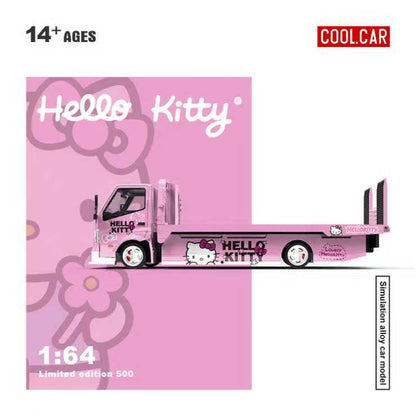 (PREORDER) Cool Car H300 Flatbed Transport Trailer (Hello Kitty)
