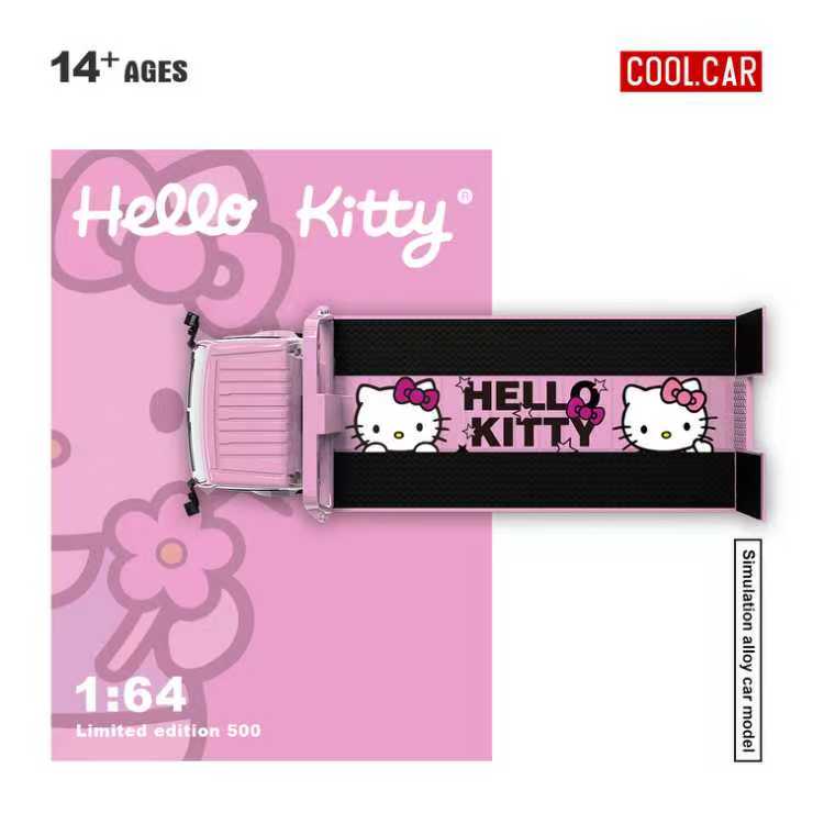 (PREORDER) Cool Car H300 Flatbed Transport Trailer (Hello Kitty)