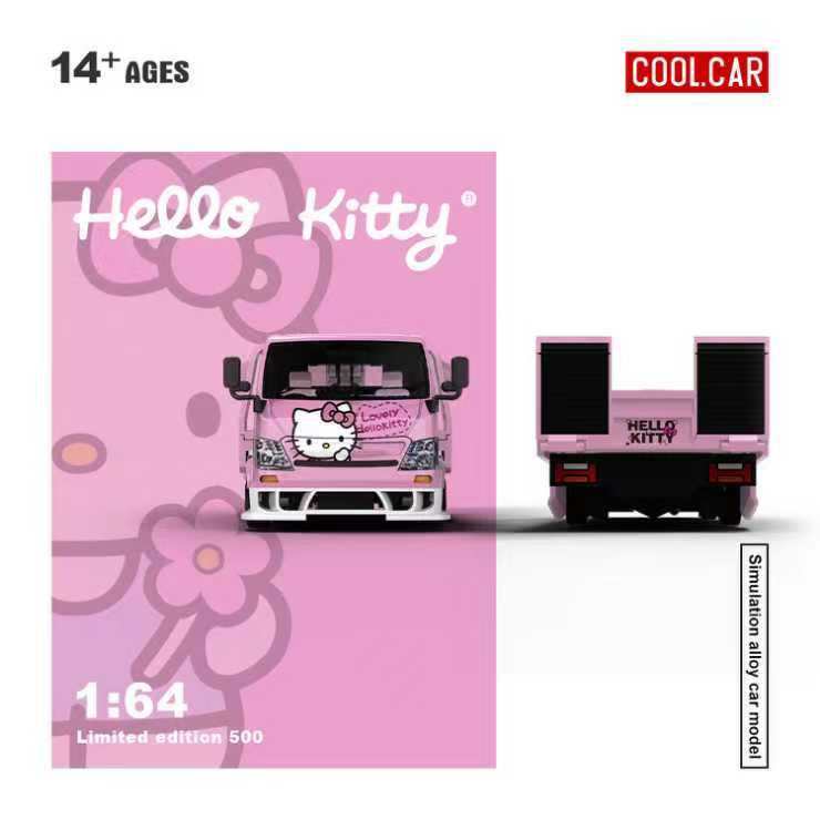 (PREORDER) Cool Car H300 Flatbed Transport Trailer (Hello Kitty)