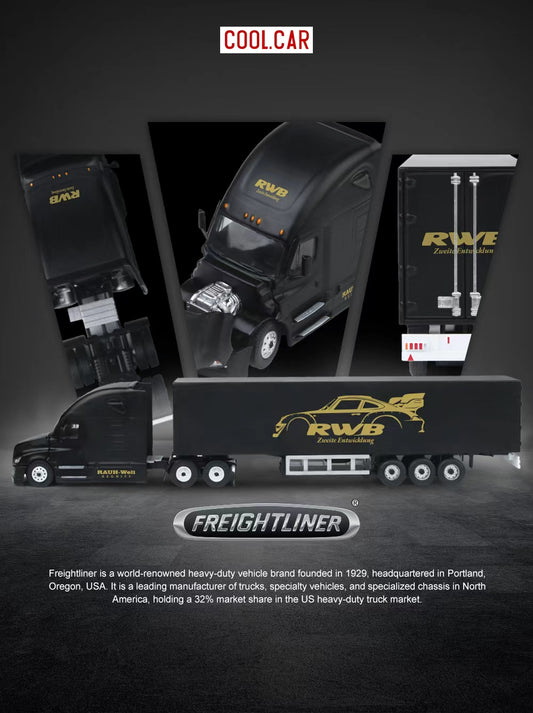 (PREORDER) Cool Car Freightliner Container Truck - RWB Special Transport