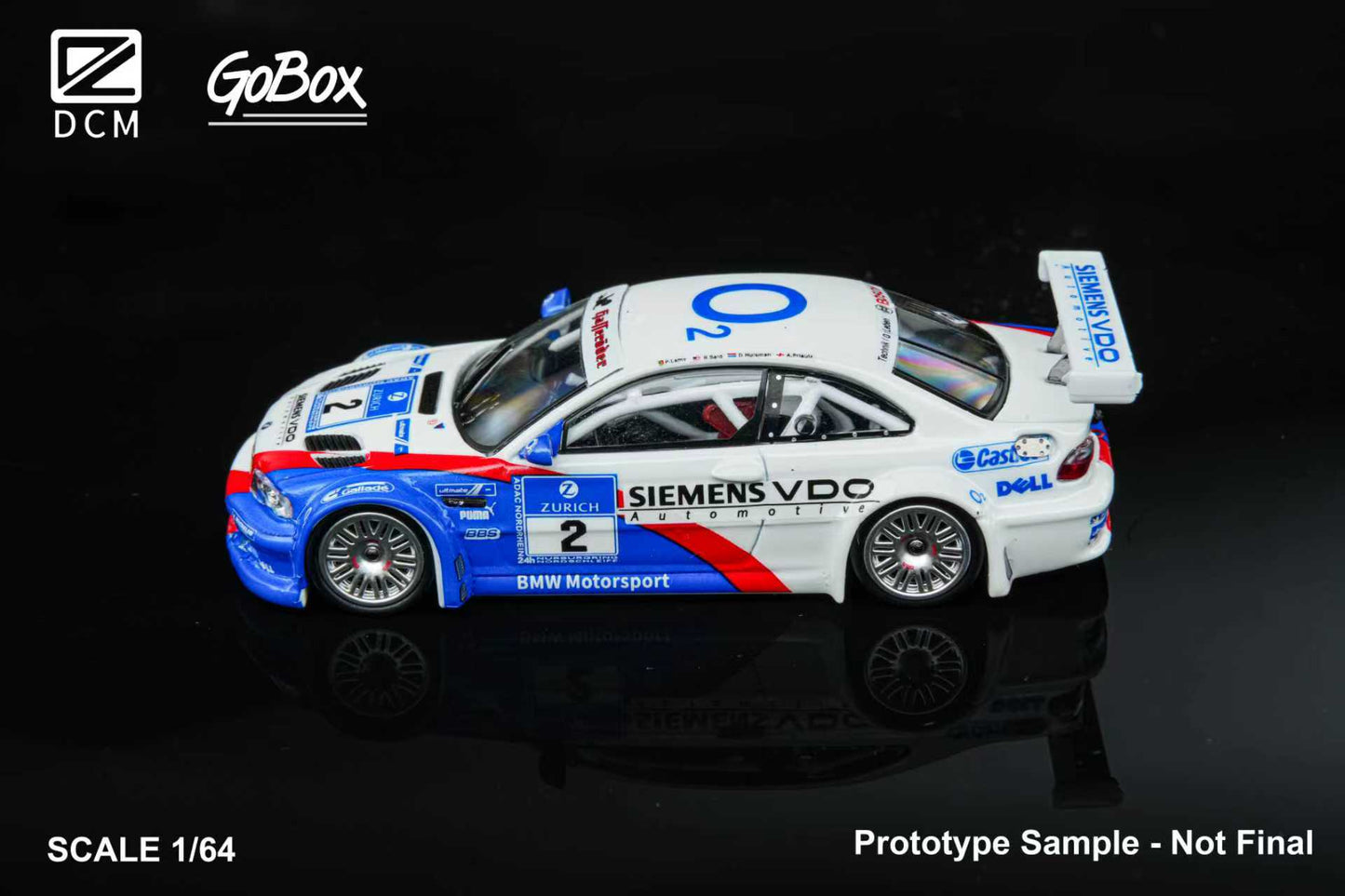 (PREORDER) DCM & GOBOX  BMW M3 GTR E46 (Siemens #2)