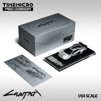 (PREORDER) TimeMicro × PSC Design PSC Lamborghini Countach V Silver Bullet