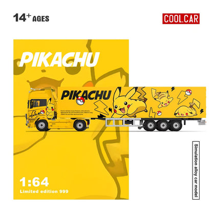 (PREORDER--SOLD OUT) Cool Car Scania Container Truck - Pikachu Livery