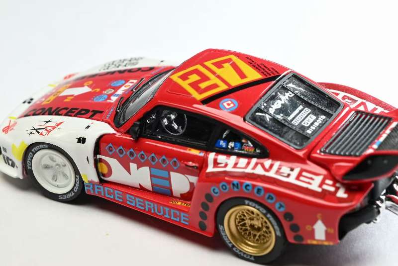 (PREORDER) The Race Service Store Porsche Project935X Art Car (Red/White #27) Race Service Studio Custom