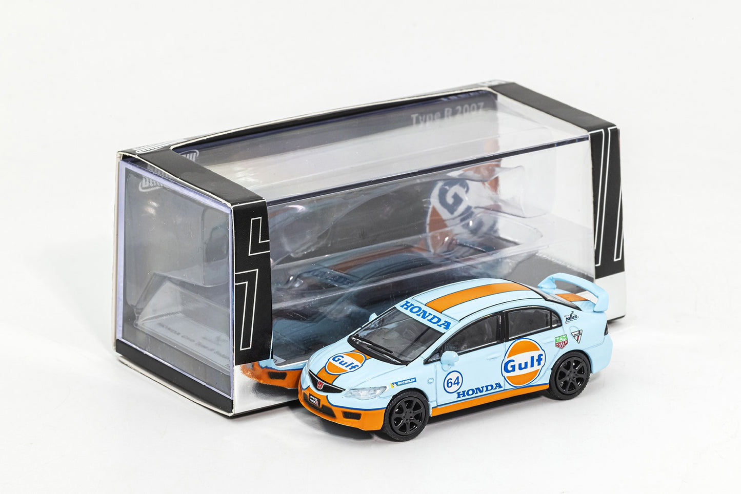 (PREORDER) Shadow Honda Civic Type-R FD2 (Gulf Livery - RHD)