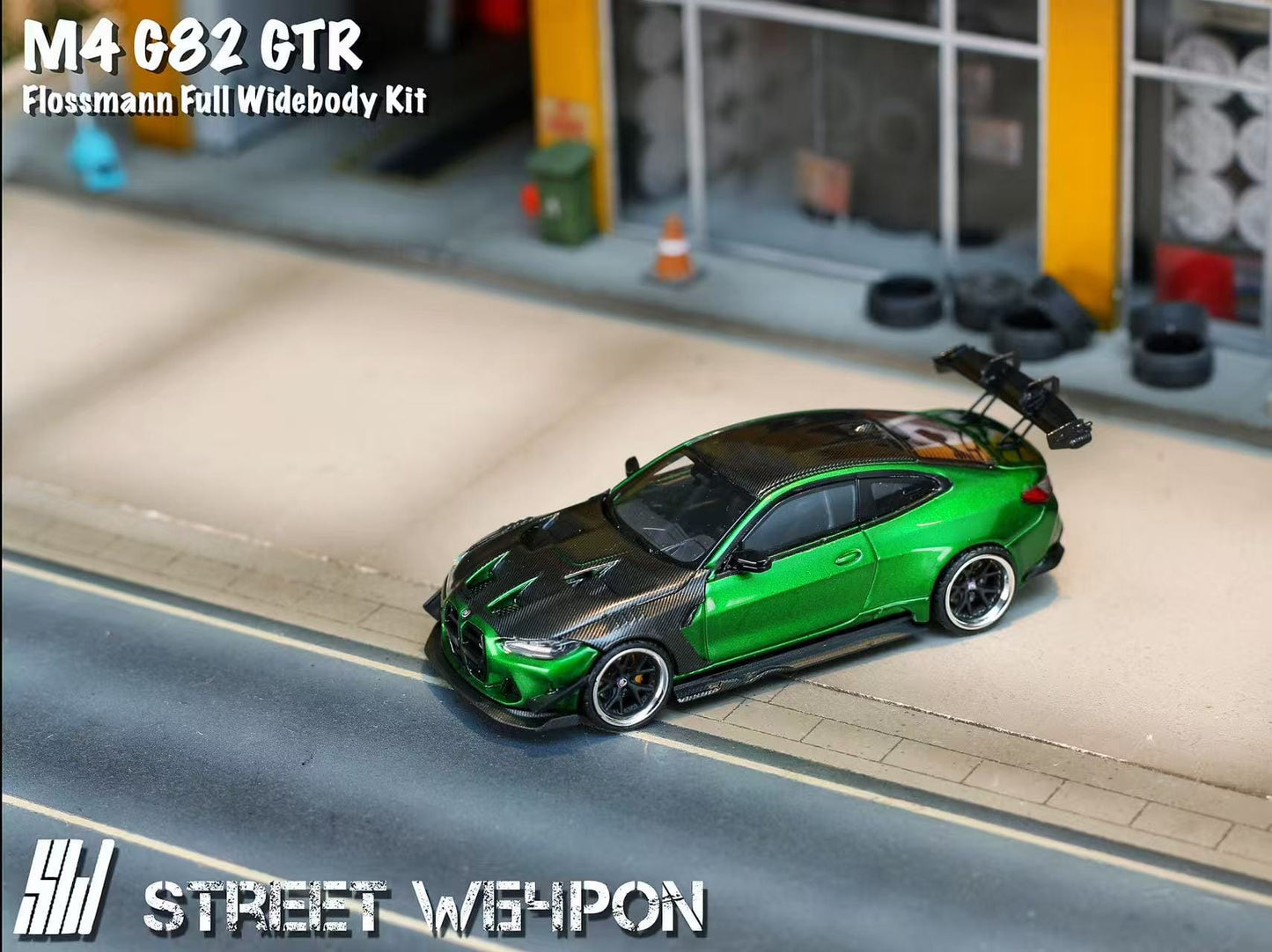 (PREORDER) Street Weapon BMW M4 Flossmann Full Widebody Kit G82 GTR