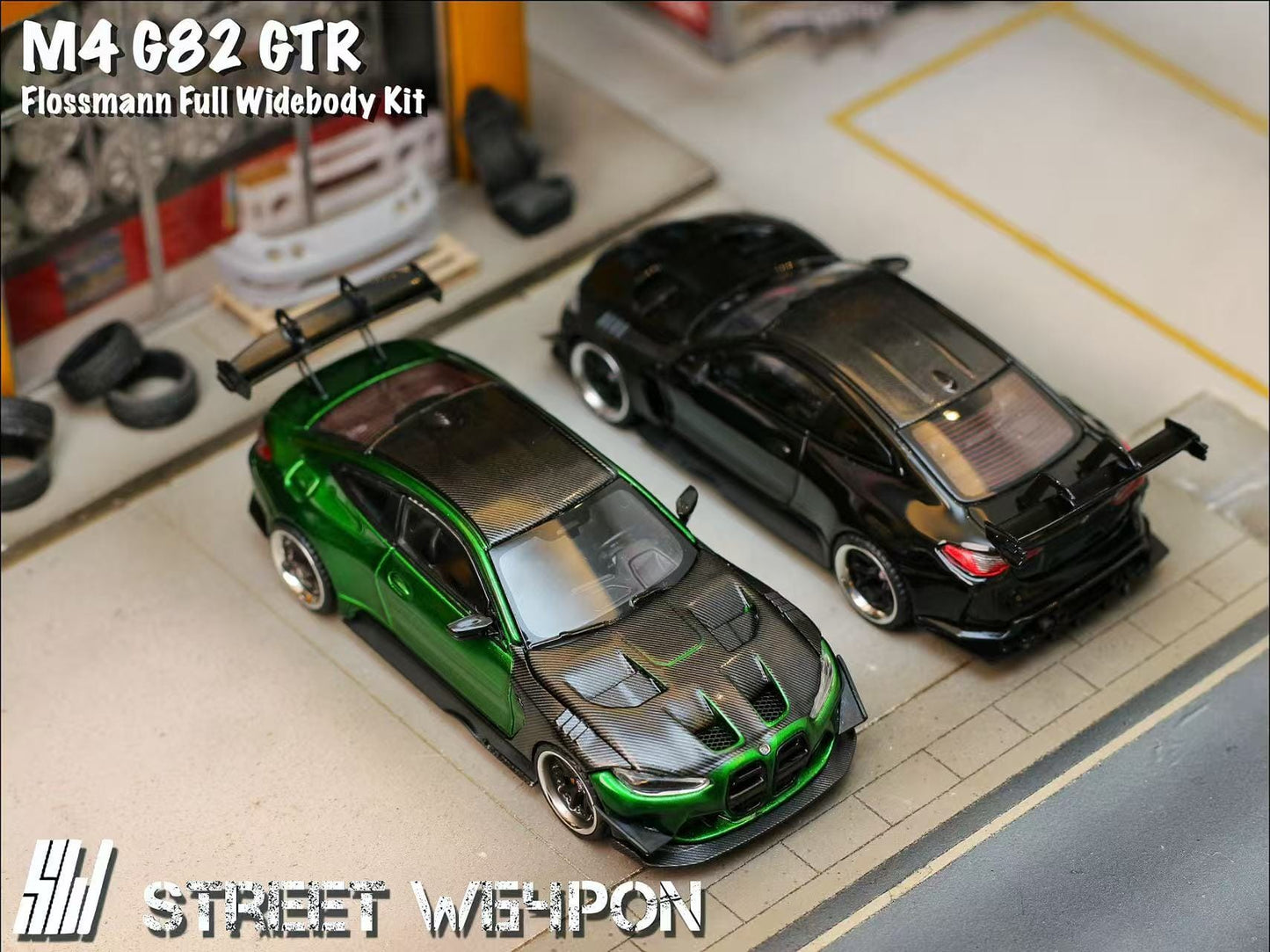 (PREORDER) Street Weapon BMW M4 Flossmann Full Widebody Kit G82 GTR