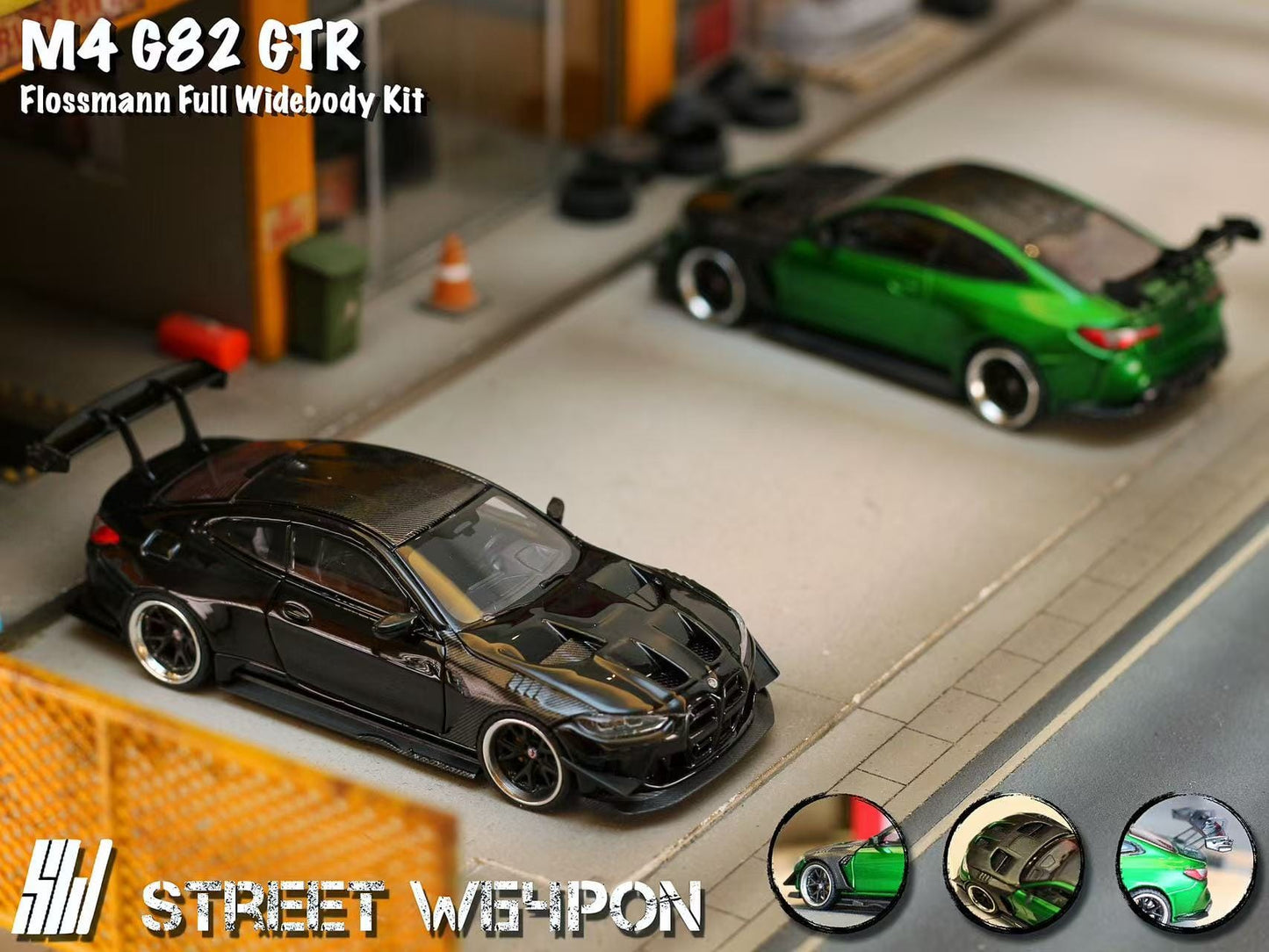 (PREORDER) Street Weapon BMW M4 Flossmann Full Widebody Kit G82 GTR