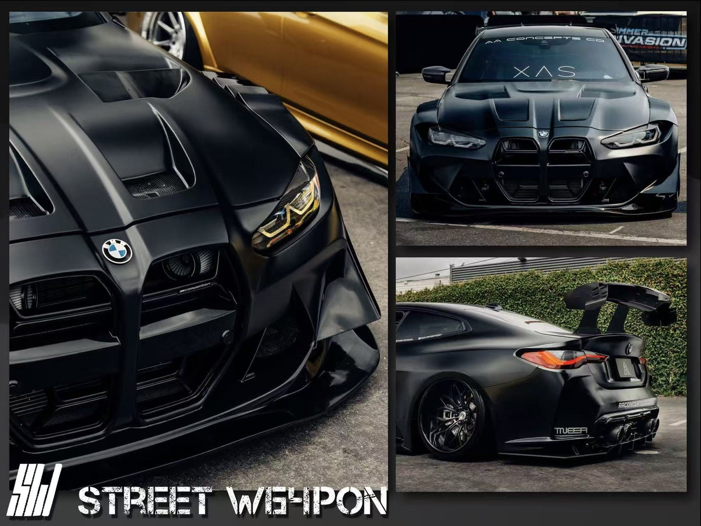 (PREORDER) Street Weapon BMW M4 Flossmann Full Widebody Kit G82 GTR