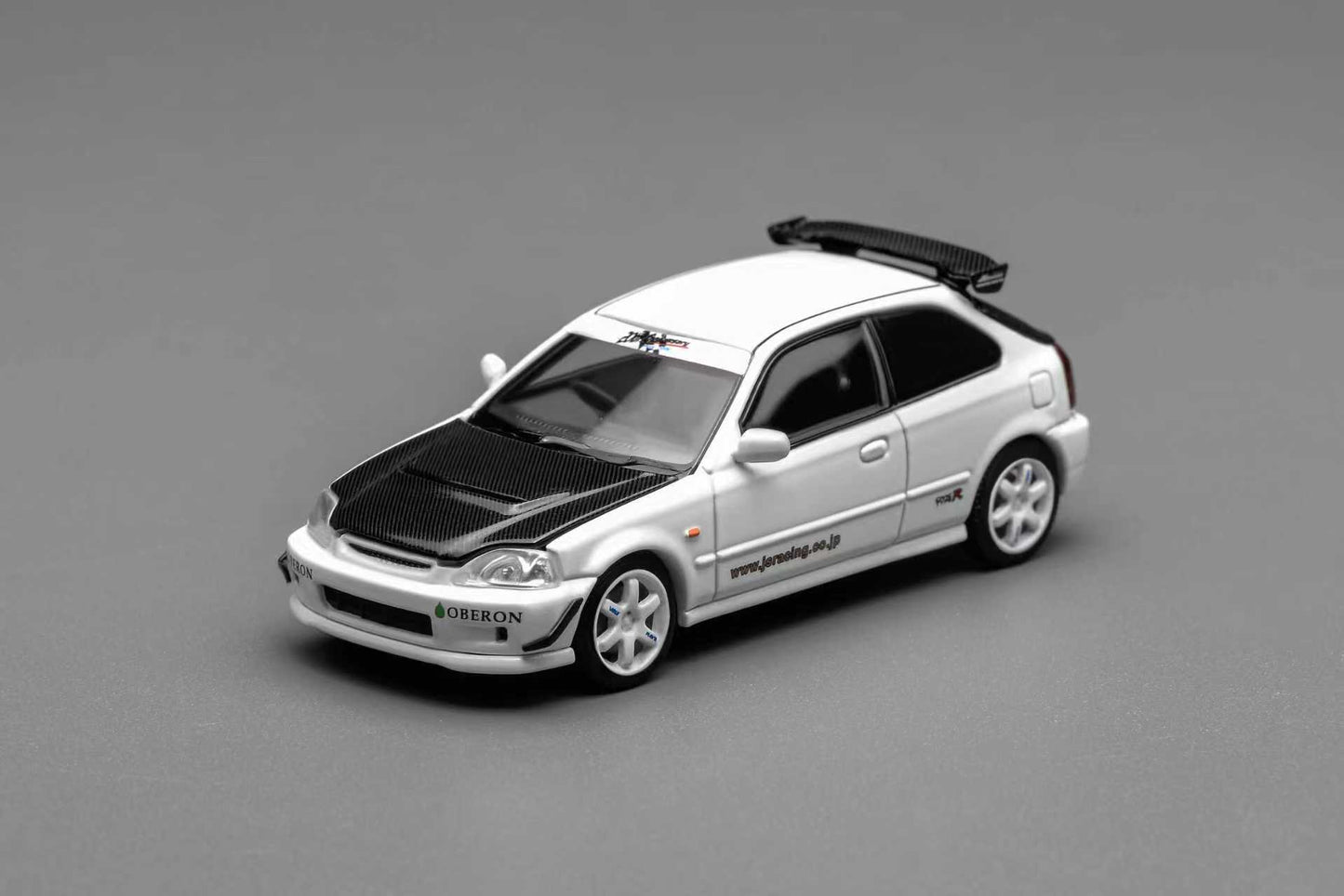 (PREORDER) Motorhelix Honda Civic TYPE R (EK9) (J's Racing Livery White)